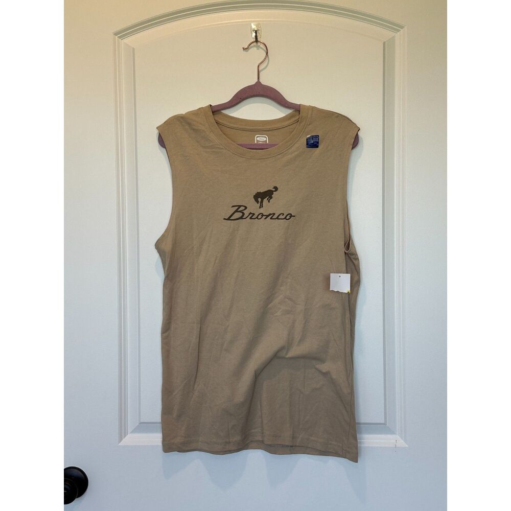 NWT Ford Bronco Tan Muscle Tank Tan Size Small